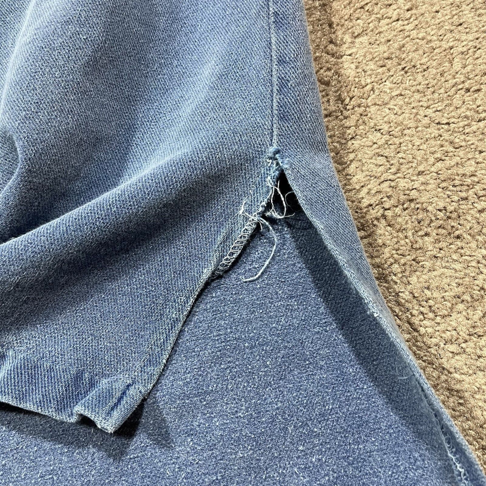 Vintage Stone Creek K-Products Polo Shirt Usa Single Stitch Faded Blue Xl — image 4 of 8